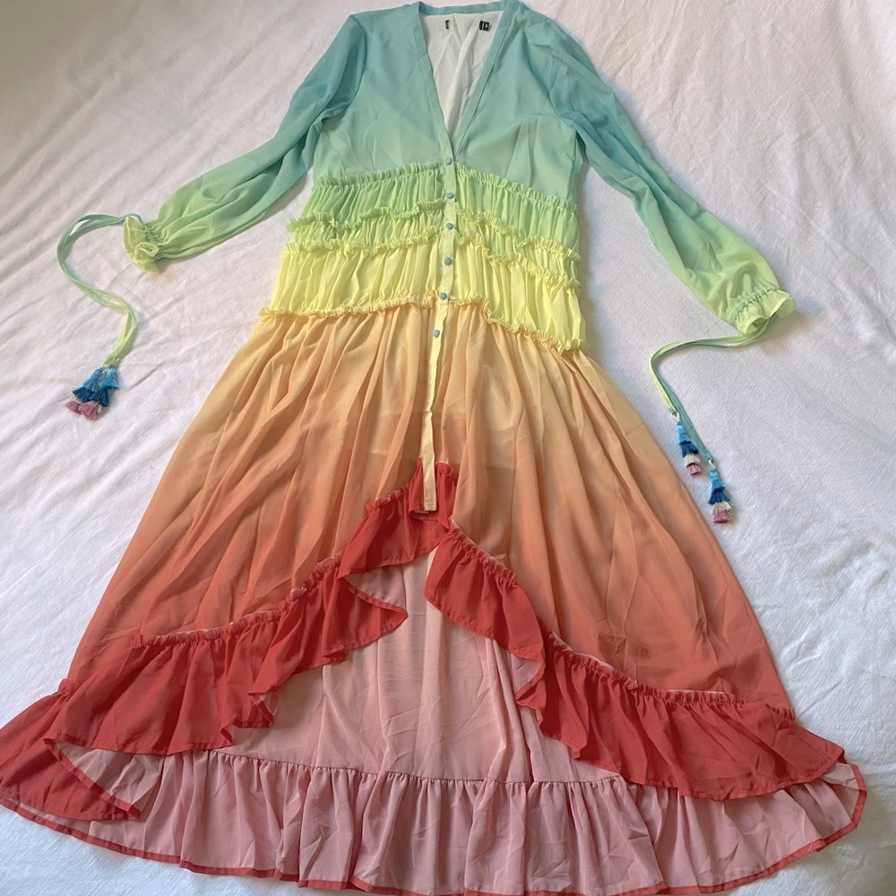 Rainbow Maxi Dress